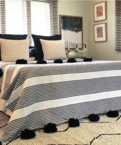 Idder White Cotton Blanket