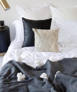 Takama Gray throw Blanket