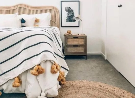 Fatima striped blankets and throws​