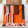 Inna Orange Abstract Rug