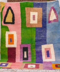 Rabiaa Colorful Abstract Rug