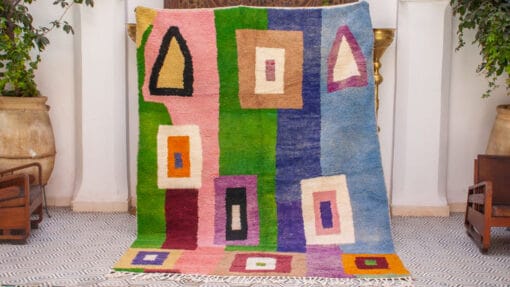 Rabiaa Colorful Abstract Rug