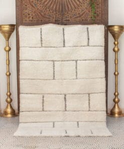 Rachida White Area Rug