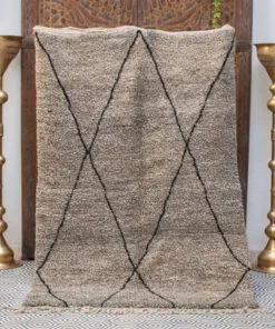 Zahra brown and black rug