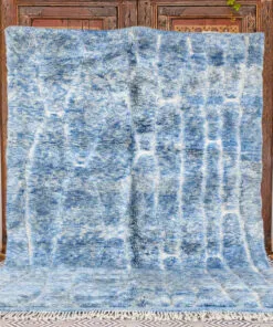 Sky Blue Moroccan Rug