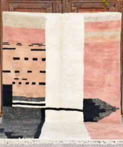 Fatim colorful area moroccan rug