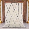 Inasa Black and White Area Rug