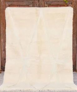 Berber White Moroccan Rug