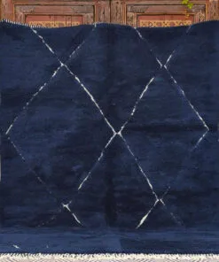 Sofa Blue and White area Rug