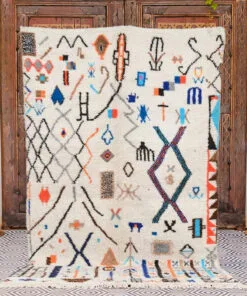 Asma White Traditional Rug