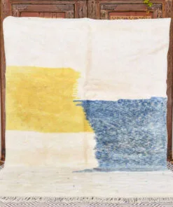 Berber Blue and Yellow Rug