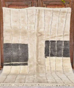 Taiba Beige White Gray Rug