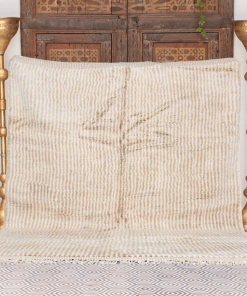 Keltoum Beige and White Rug