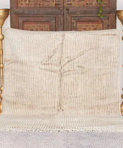 Keltoum Beige and White Rug