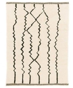Maria Beige and Black Area Rug
