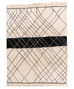 Saria Beige and Black Rug