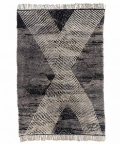 Soumi Abstract Gray Rug