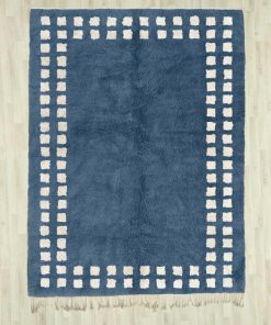 Anamar Blue White Area Rug